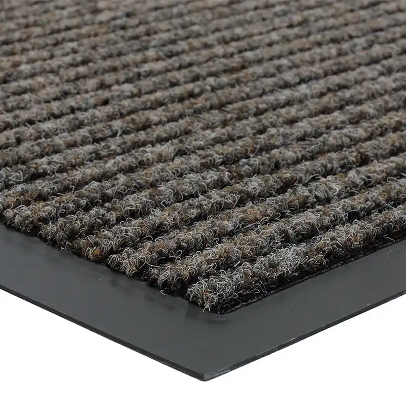 Beperkte Voorraad Hnědá vstupní rohož FLOMA EV10 - délka 80 cm, šířka 120 cm, výška 0,6 cm