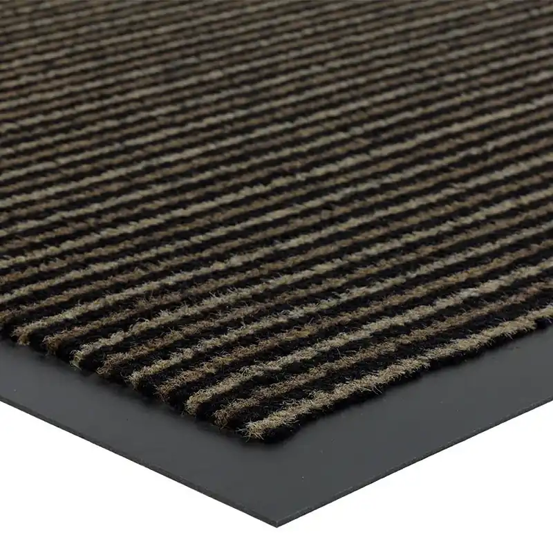 Lage Prijs Hnědá vstupní rohož FLOMA Scala - délka 80 cm, šířka 120 cm, výška 0,5 cm
