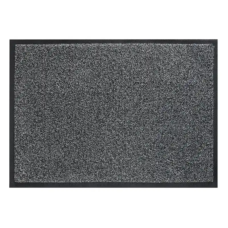 Šedá pratelná vstupní rohož FLOMA Magic - délka 75 cm, šířka 85 cm, výška 1 cm Must-Have