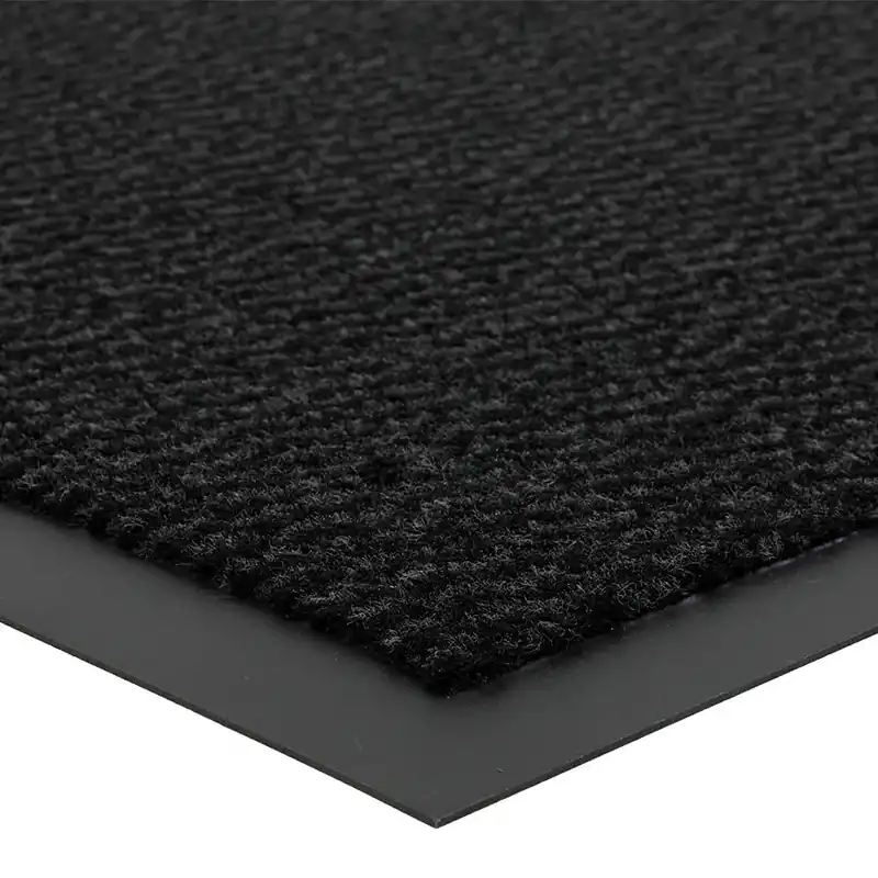 Populair Černá vstupní rohož (lem - 2 strany) (metráž) FLOMA SP25 - délka 1 cm, šířka 200 cm, výška 0,5 cm