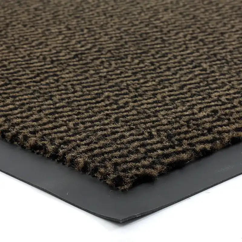 Hnědá vstupní rohož (lem - 2 strany) (metráž) FLOMA SP25 - délka 1 cm, šířka 120 cm, výška 0,5 cm Must-Have