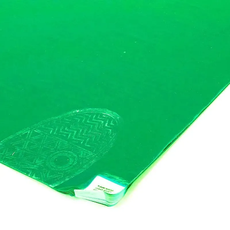 Dagaanbieding Zelená lepicí dezinfekční antibakteriální dekontaminační rohož FLOMA Antibacterial Sticky Mat - délka 45 cm, šířka 115 cm - 30 listů