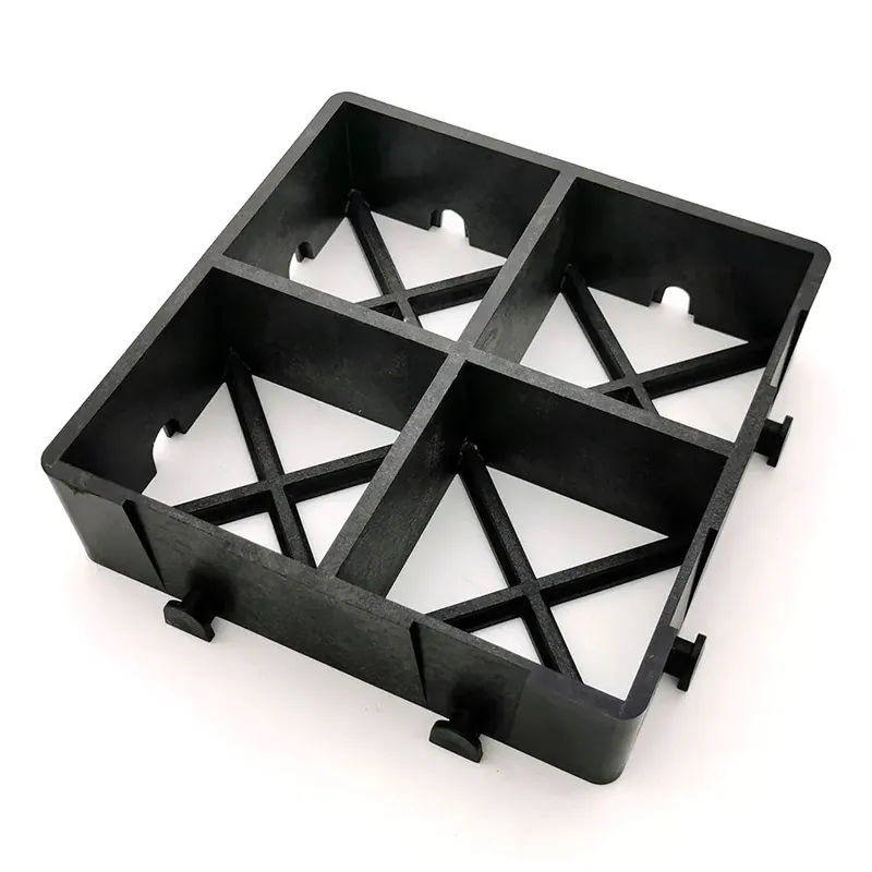 Finale Uitverkoop Černá plastová zátěžová zatravňovací dlažba FLOMA ProGrass MAX - délka 22,5 cm, šířka 22,5 cm, výška 6 cm