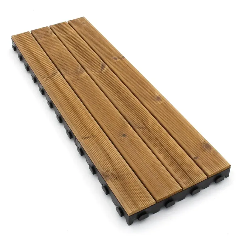Lage Kosten Dřevěná terasová dlažba Linea Combi-Wood - délka 39 cm, šířka 117 cm, výška 6,5 cm