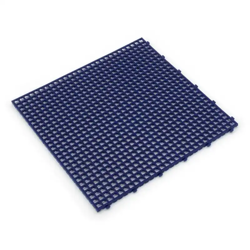 Modrá plastová terasová dlažba Linea Flextile - délka 39 cm, šířka 39 cm, výška 0,8 cm Weekendaanbieding