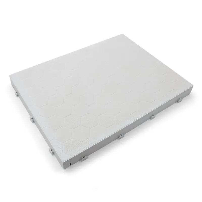 Bílá plastová terasová dlažba Linea Premium - délka 100 cm, šířka 75 cm, výška 8 cm Hete Deal