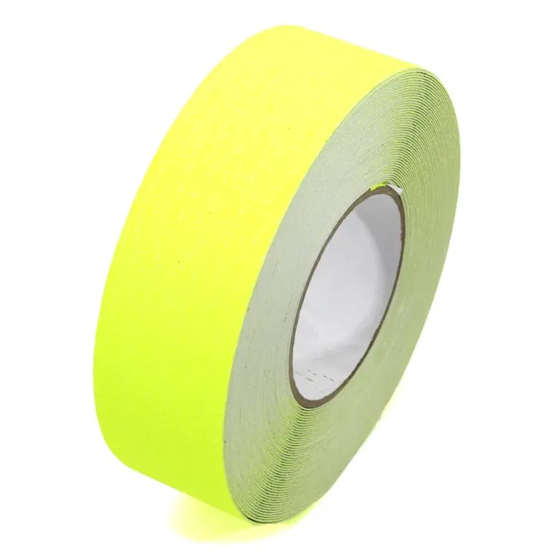 Uitverkoop Žlutá korundová fluorescenční protiskluzová páska FLOMA Standard - délka 18,3 m, šířka 5 cm, tloušťka 0,7 mm