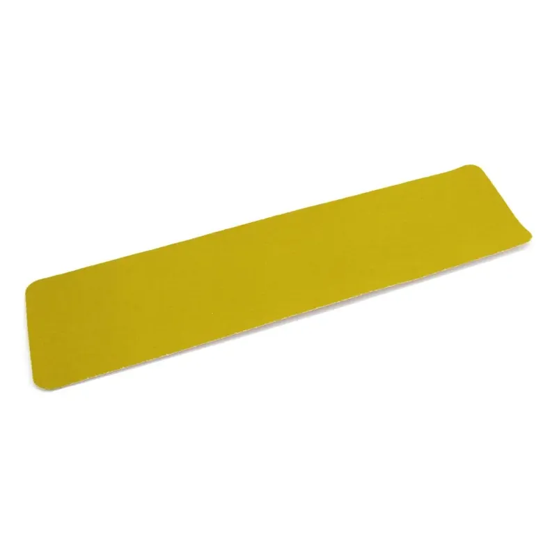 Žlutá korundová protiskluzová páska (pás) FLOMA Super - délka 15 cm, šířka 61 cm, tloušťka 1 mm Merkproduct