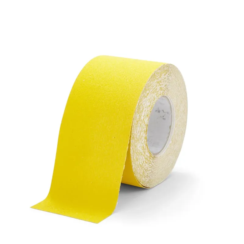 Fabrieksprijs Žlutá korundová snímatelná podlahová protiskluzová páska FLOMA Standard Removable - délka 18,3 m, šířka 10 cm, tloušťka 0,7 mm