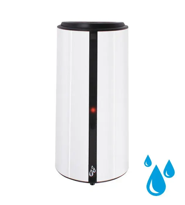 Voordeelprijs Bílý plastový bezdotykový dávkovač dezinfekce, mýdla (gel) Donner DROP - objem 850 ml