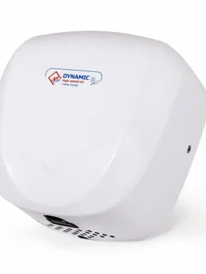 Bílý kovový bezdotykový horkovzdušný vysoušeč rukou Jet Dryer DYNAMIC Hoge Kwaliteit