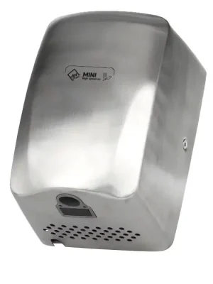 Shop Nu Šedý nerezový bezdotykový horkovzdušný vysoušeč rukou Jet Dryer MINI