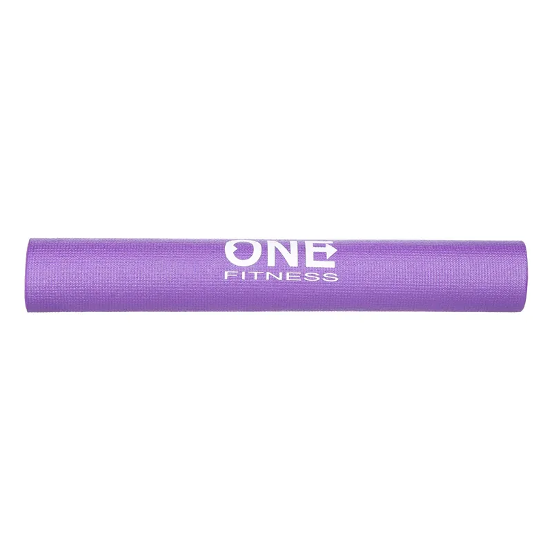 Lage Prijs Fialová podložka na jógu ONE FITNESS - délka 173,5 cm, šířka 61 cm, výška 0,3 cm