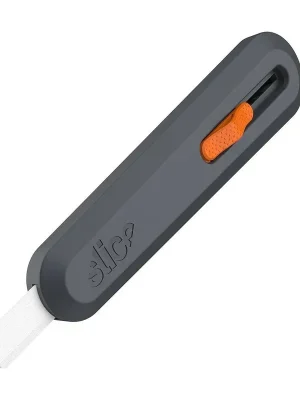 Koop Online Černo-oranžový plastový polohovatelný univerzální nůž SLICE - délka 15,4 cm, šířka 3,6 cm, výška 2,2 cm