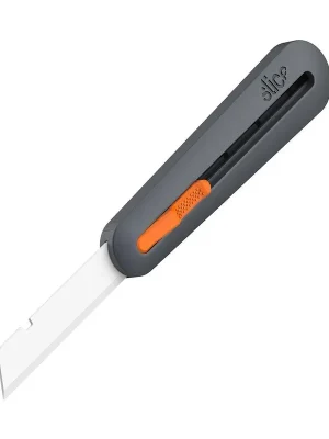 Černo-oranžový plastový průmyslový polohovatelný univerzální nůž SLICE - délka 15,5 cm, šířka 3,4 cm, výška 2,2 cm Speciale Aanbieding