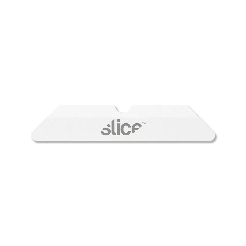 Koop Online Keramická náhradní oboustranná čepel (zaoblená špička) - délka 3,3 cm, šířka 0,7 cm, tloušťka 1,3 mm - 4 ks