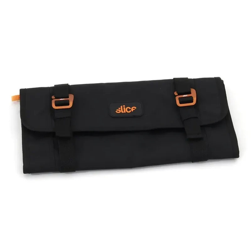 Koop Vandaag Černo-oranžové rolovací pouzdro na nářadí SLICE - délka 36,5 cm, šířka 18,3 cm, výška 0,5 cm