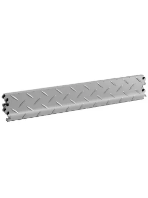 Betrouwbaar Šedá plastová (PVC) soklová lišta Fortelock Industry (diamant) - délka 51 cm, šířka 10 cm, tloušťka 0,7 cm