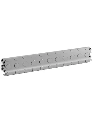 Šedá plastová (PVC) soklová lišta Fortelock Industry (penízky) - délka 51 cm, šířka 10 cm, tloušťka 0,7 cm Lage Prijs