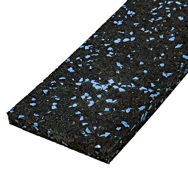 Lage Kosten Černo-modrá gumová soklová podlahová lišta FLOMA FitFlo IceFlo - délka 200 cm, šířka 7 cm, tloušťka 0,8 cm
