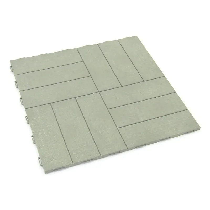 Plastová terasová dlažba Linea Marte (dřevo) - délka 55,5 cm, šířka 55,5 cm, výška 1,3 cm Korting
