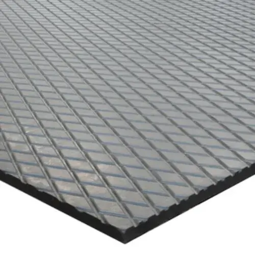 Seizoensaanbieding Černá SBR rohož (metráž) FLOMA Karo (diamant) - délka 1 cm, šířka 120 cm, výška 1 cm