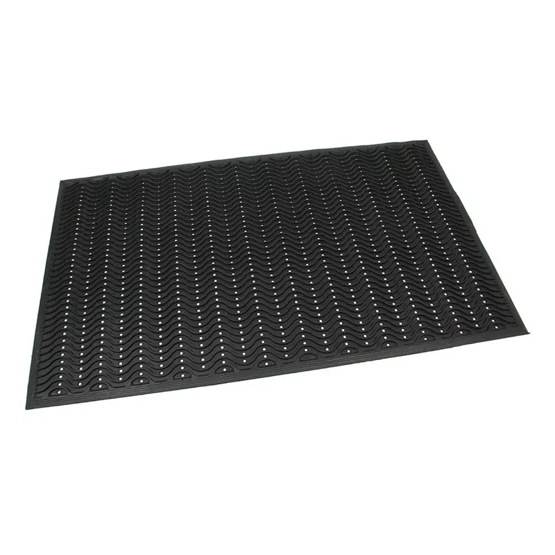 Dagaanbieding Gumová čisticí vstupní rohož FLOMA Waves - délka 60 cm, šířka 90 cm, výška 1,5 cm