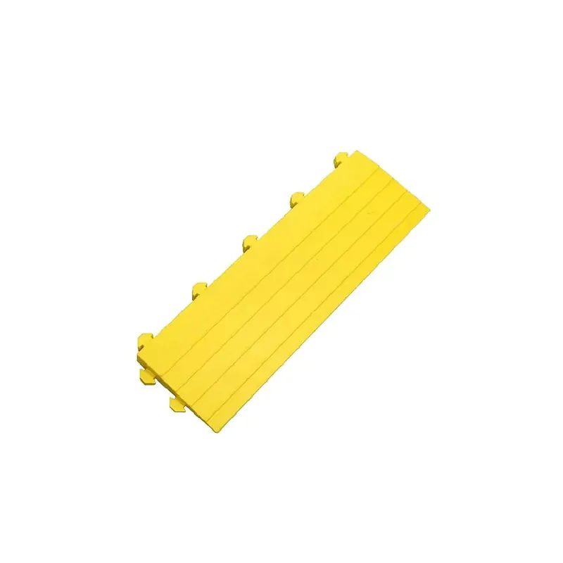 Žlutá gumová náběhová hrana "samec" pro rohože Premium Fatigue - délka 50 cm, šířka 15 cm, výška 2,4 cm Hete Deal