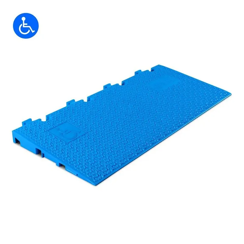 Nu Kopen Modrý nájezd DEFENDER MIDI 5 2D R - délka 100 cm, šířka 43 cm, výška 5,4 cm