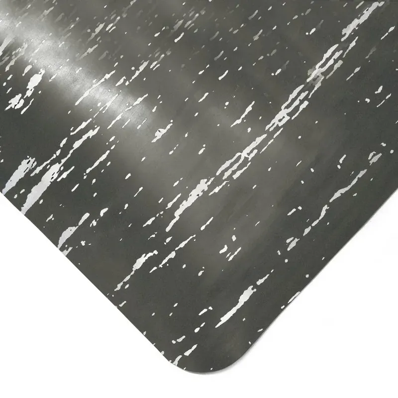 Direct Verzonden Šedá gumová protiúnavová rohož FLOMA Marble - délka 240 cm, šířka 90 cm, výška 1,4 cm