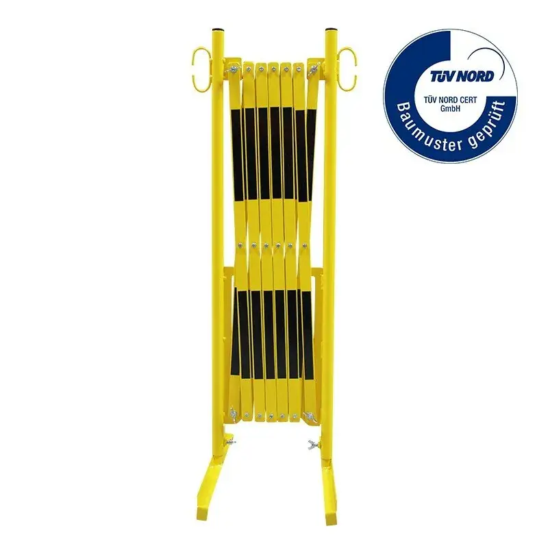 Rechtstreeks Van De Fabrikant Černo-žlutá mobilní bariéra - délka 360 cm, výška 105 cm