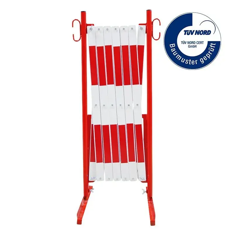 Bílo-červená mobilní bariéra - délka 400 cm, výška 105 cm Flitsaanbieding