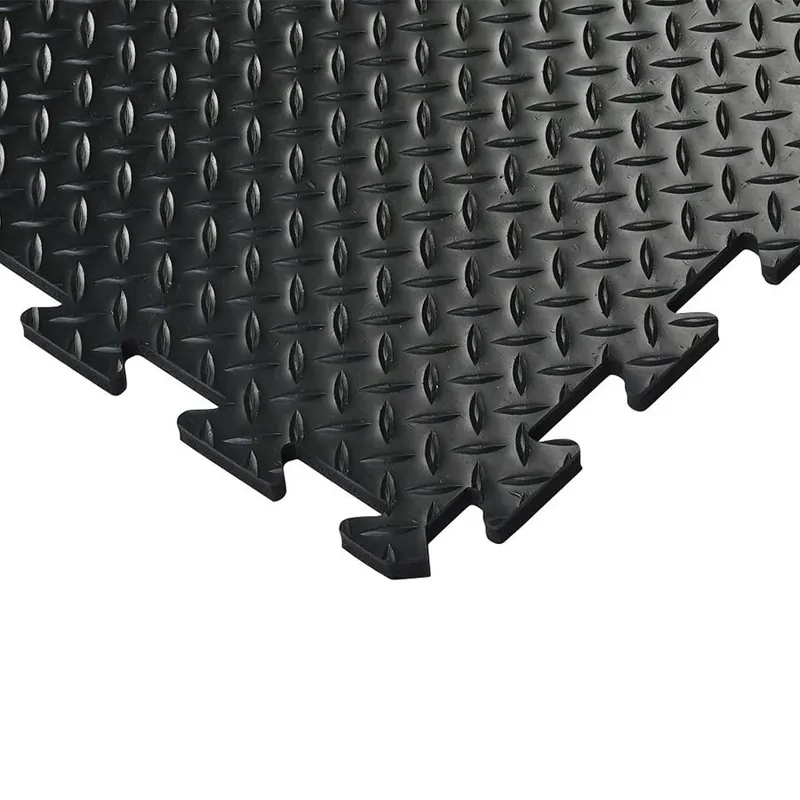Aanbieding Černá gumová protiúnavová dlažba (střed) - délka 50 cm, šířka 50 cm, výška 1,5 cm