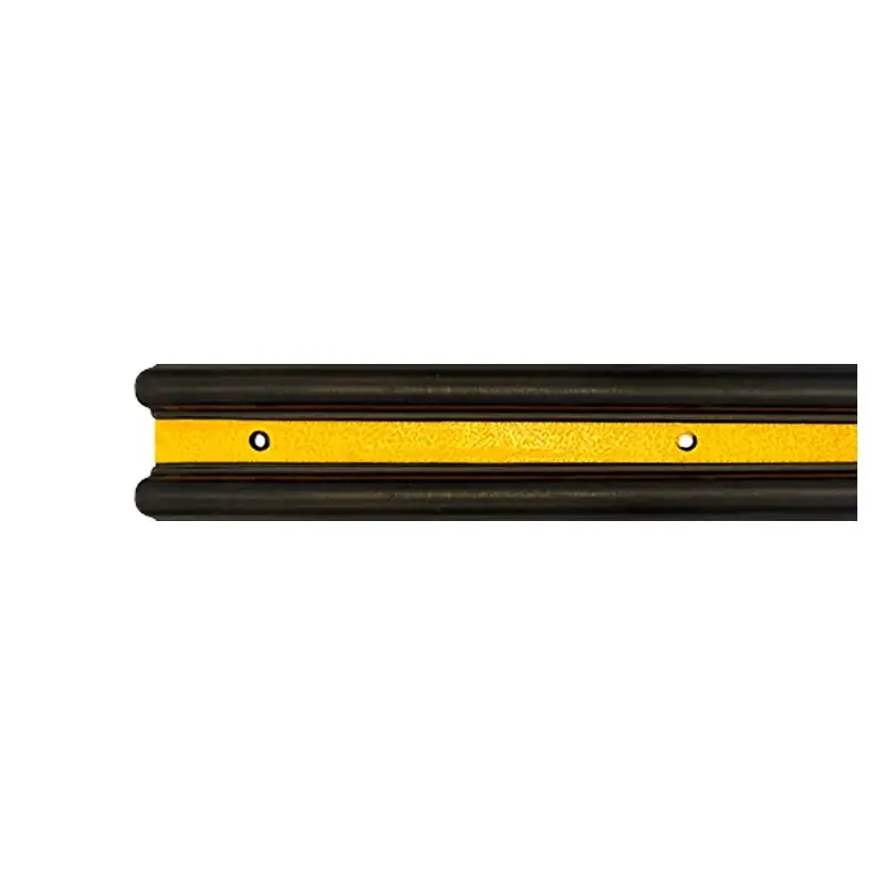 Černo-žlutá gumová nástěnná ochrana zdí, stěn - délka 100 cm, šířka 15 cm, tloušťka 3 cm Speciale Aanbieding