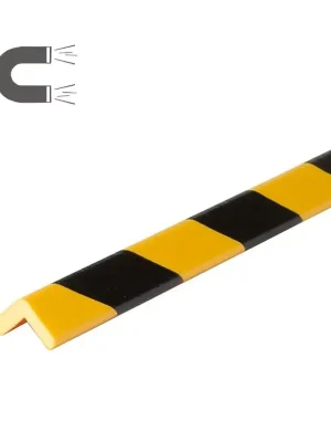 Aanbieding Černo-žlutá pěnová magnetická ochrana rohů zdí, stěn typ E - délka 100 cm, šířka 2,6 x 2,6 cm, tloušťka 0,7 cm