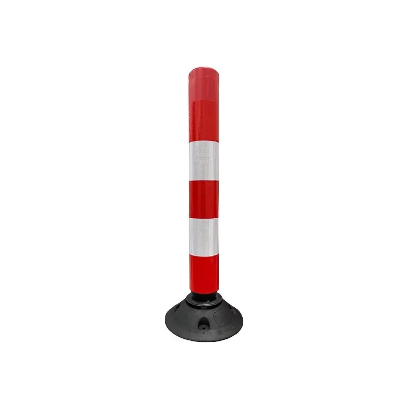 Červený plastový parkovací sloupek FLEXPIN - průměr 10 cm, výška 100 cm Lage Kosten