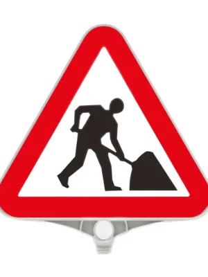 Korting Plastová (PPC) dopravní výstražná značka "Práce na silnici" FLOMA - šířka 39 cm, výška 39 cm