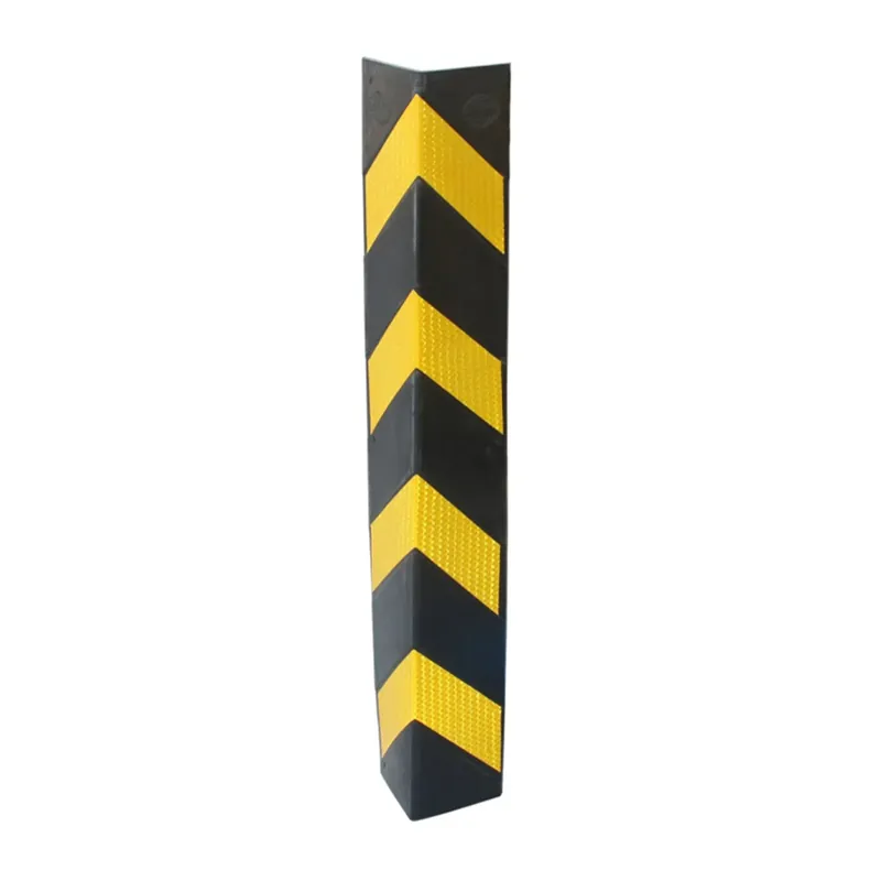 Exclusieve Aanbieding Černo-žlutá gumová ochrana rohů zdí, stěn FLOMA WP56 - délka 100 cm, šířka 14 x 14 cm, tloušťka 1 cm