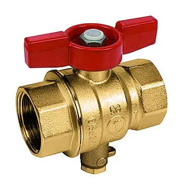 GIACOMINI kulový kohout plnoprůtokový 3/4 MM motýl, otvor M10 pro měřící sondu Rychlé Dodání