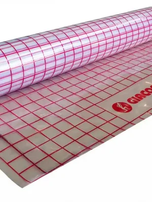 Objednat Nyní GIACOMINI Polyetylénová fólie s rastrem 50 x 50 mm, 1,25 x 100 m (bal. 125 m2)