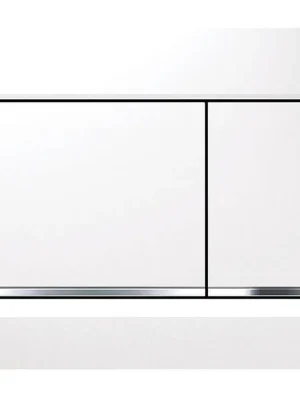 Aanbieding Geberit Sigma30 ovládací panel, bílá/chrom/bílá