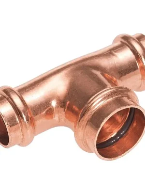 Beste Prijs Cu PRESS t-kus 22x28x22 mm