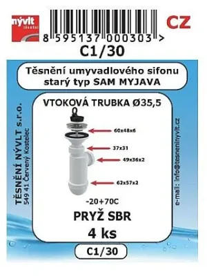 Actieprijs C1/30 sada pro sifon umyvadlo st.typ