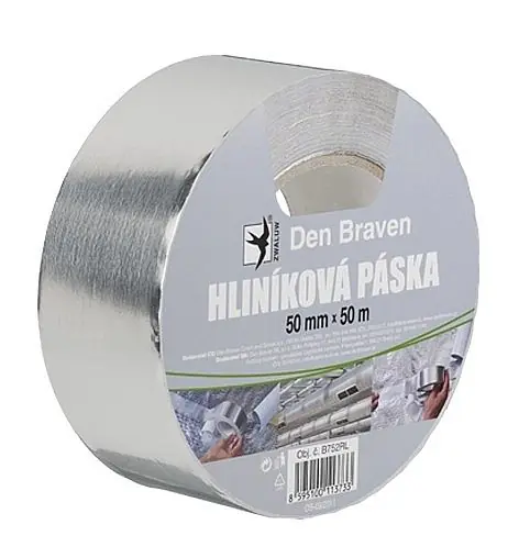Páska na izolace 50mm x 50m, hliníková Actieprijs