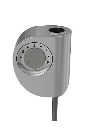 ISAN topná tyč 1000W s regulátorem MINI, chrom Betaalbaar