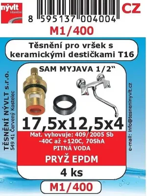 M1/400 sada těsnění vršku s keram.destic Actieprijs