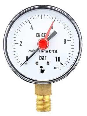 Manometr spodní 10 bar DN50 - 1/4 Koop Online