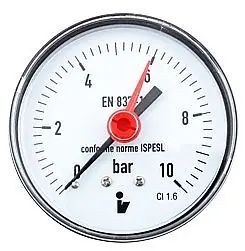 Nu Kopen Manometr zadní 10 bar DN50 - 1/4
