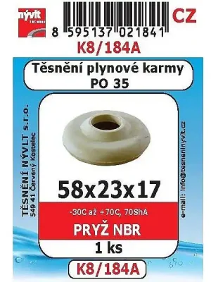 Alleen Vandaag K8/184A sada membrána PO 35