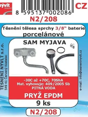 Shop Nu N2/208 sada sprchy baterie porcelan